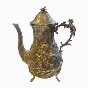 Cafetière Art Nouveau en Argent, 1915