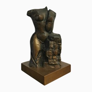 Envelope Sculpture in Bronze by Edmondo Cirillo, 1980s