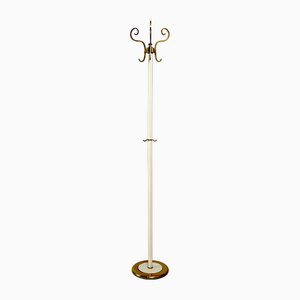 Vintage Brass Coat Rack, Germany, 1950s