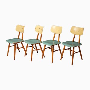 Mid-Century Chairs, Former Czechoslovakia, 1960s, Set of 4