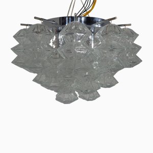 Glass Ceiling Light by J. T. Kalmar for Kalmar, 1960s