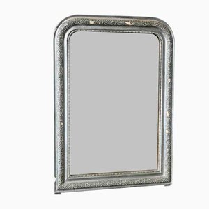 Grand Miroir Napoléon III en Argent, 1890s