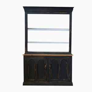 Black 2-Body Buffet or Bookcase, 1950s