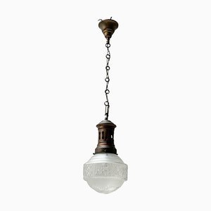 Art Nouveau Pendant Lamp, 1900s