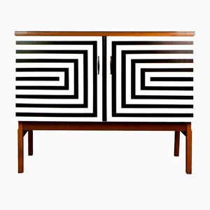 Polish Chest of Drawers with Op Art Motif, 1970s