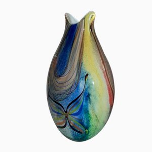Vaso in vetro artistico di Murano