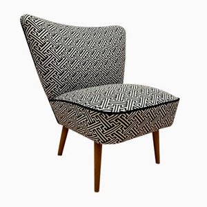 Fauteuil Mid-Century en Coton