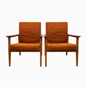 Set of Mid-Century Armchairs from TON, 1975