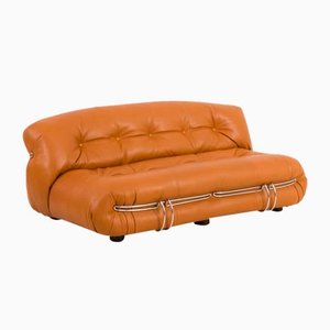 Sofá Soriana de Afra and Tobia Scarpa para Cassina, años 60