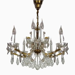 Lampadario a 8 luci Maria Theresia di Palwa, anni '60