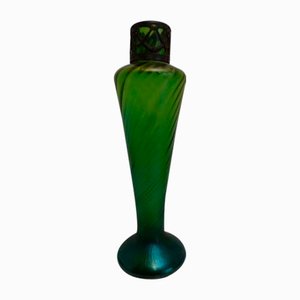 Art Nouveau Irisdescent Art Glass Vase