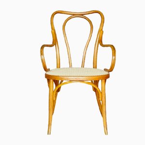 N°98 Armchair in Bentwood and Vienna Straw from Fischel, 1910s