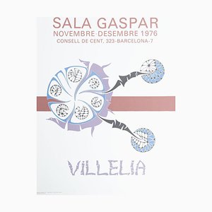 Affiche d'Exposition Originale par Moisès Villèlia Sala Gaspar, 1976