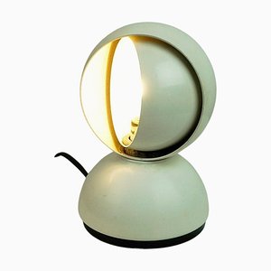 Vico Magistretti zugeschriebene Weiße Eclisse Tischlampe für Artemide, Italien, 1960er