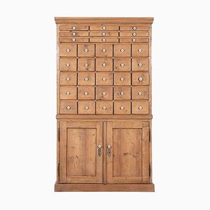 Mueble de mercería francesa de pino, siglo XIX, década de 1880