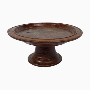 Balinese Wodden Pedestal Tray Known as Dulangs, 1960s