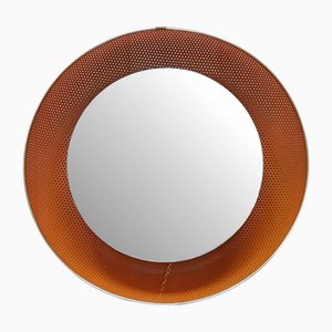 Illuminated Mirror with Perforated Frame from Artimeta, 1950s