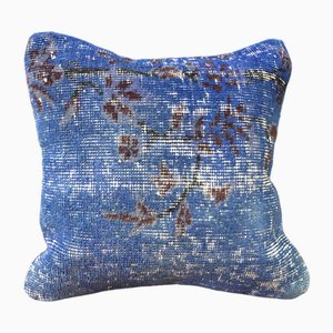 Turkish Blue Cushion Cover, 1960s