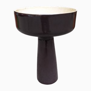 Planter in Glazed Ceramic by Angel Mangiarotti for the Brambilla Brothers, 1968