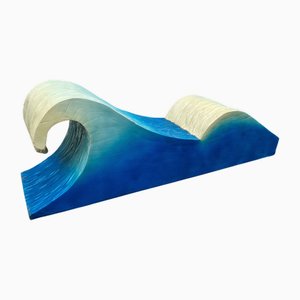 Chaise Longue Model Wave in Polyurethane and Panel by Gianni Osgnac for Dilmos, 1990s