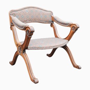 18th Century Hand-Crafted Metamorphic Savonarola Prayer Chair
