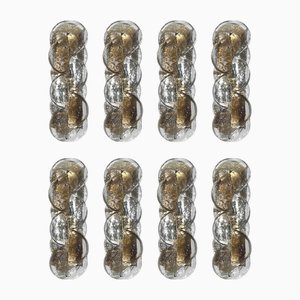 Mid-Century Austrian Citrus Wall Sconces in Murano Glass from Kalmar, 1970s, Set of 8