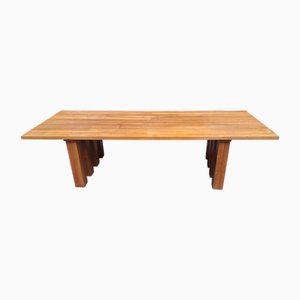 Large Basilica Worktable in Walnut by Mario Bellini for Cassina, 1970s