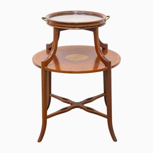 Dessert Table with Removable Tray, Set of 2