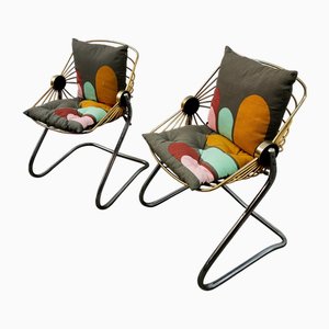 Set of Vintage Chairs by Gastone Rinaldi, 1970s