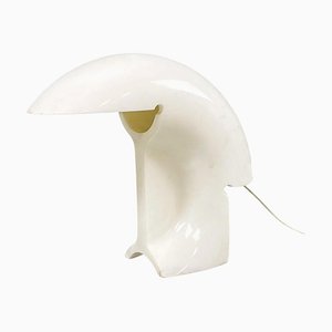 Moderne italienische Tischlampe aus Carrara Marmor von Tobia Scarpa für Flos, 1970er