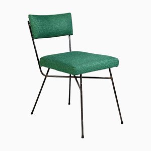 Mid-Century Italian Green Fabric Elettra Dining Chair attributed to Studio BBPR for Arflex, 1960s