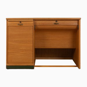 Vintage Schreibtisch aus Holz, 1950er