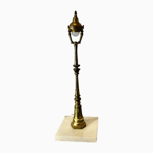 French Table Lamp Modelled on a Paris Street Lamp, 1890s