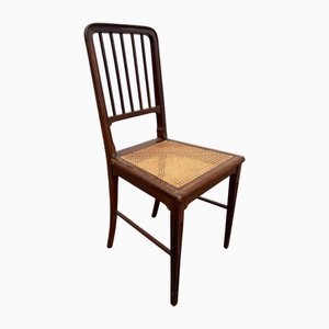 Silla auxiliar de caoba, década de 1900