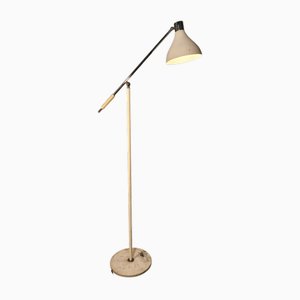 Lampadaire en Laiton Chromé de Stilux Milano, 1960s
