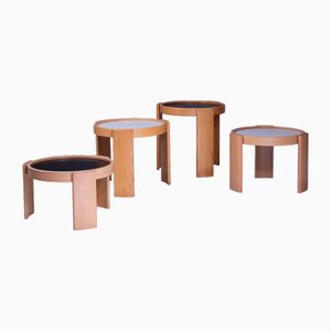 Model 780/783 Coffee Tables by Gianfranco Frattini for Cassina, Set of 4