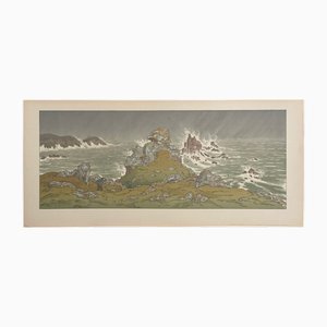 Henri Rivière, La Féérie des Heures: La Tempête, litografía, de 1890 a 1910