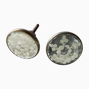 Mid-Century Mirrored Door Handle