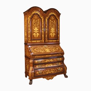 Dutch Inlaid Wood Secretary, 1960s