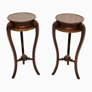 Französische Beistelltische, 1930er, 2er Set