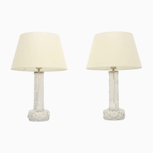 Schwedische Tischlampen von Carl Fagerlund für Orrefors, 1960er, 2er Set