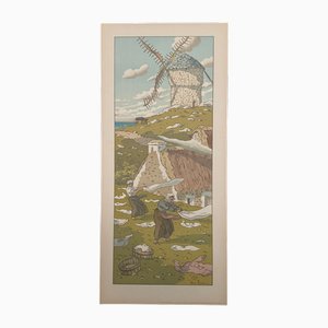 Henri Rivière, La Féérie des Heures: Le Vent, Lithograph, 1890s-1910s