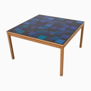 Mid-Century Enameled Oak Coffee Table by Törneman for NK Sweden, 1960s