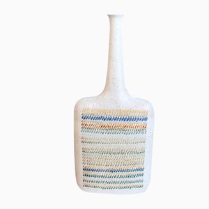 Large Italian Ceramic Decorative Bottle by Bruno Gambone, 1990s