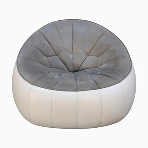 Gray Ottoman from Ligne Roset