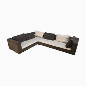 L-Shaped Sofa with Alcantara Upholstery Seat from Ligne Roset
