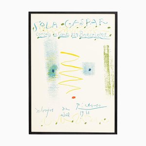 Affiche Lithographique Dibujos de Picasso en Édition Limitée, 1961