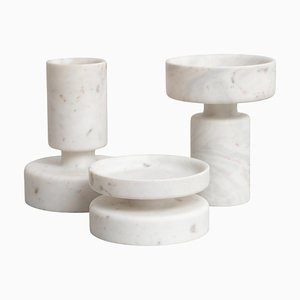 Marbles Vases by Angelo Mangiarotti, 1968, Set of 3