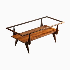 Mesa de centro vintage de Giuseppe Scapinelli, años 50