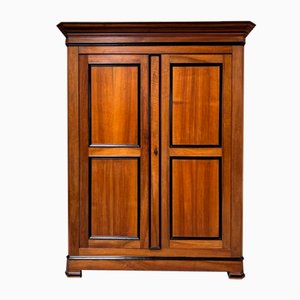Antique Louis Philippe Wardrobe in Walnut, 1860s